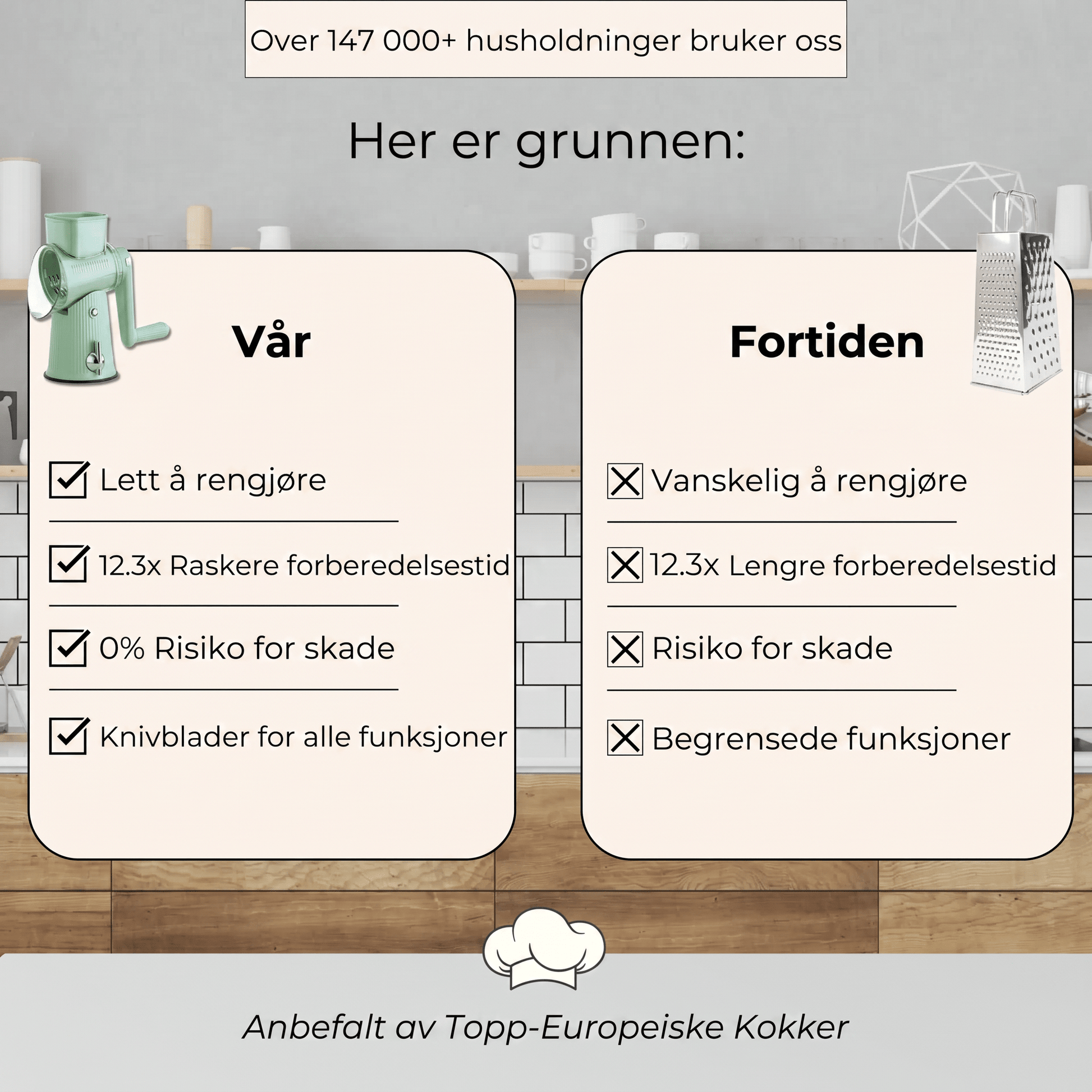 5-i-1 Gourmet Rivjern - Iselle Scandinavia