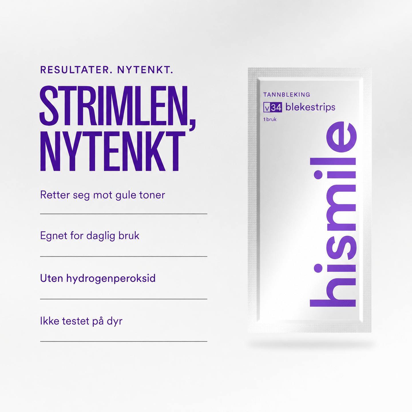Hismile™ Whitening Strips - Nordligsmil