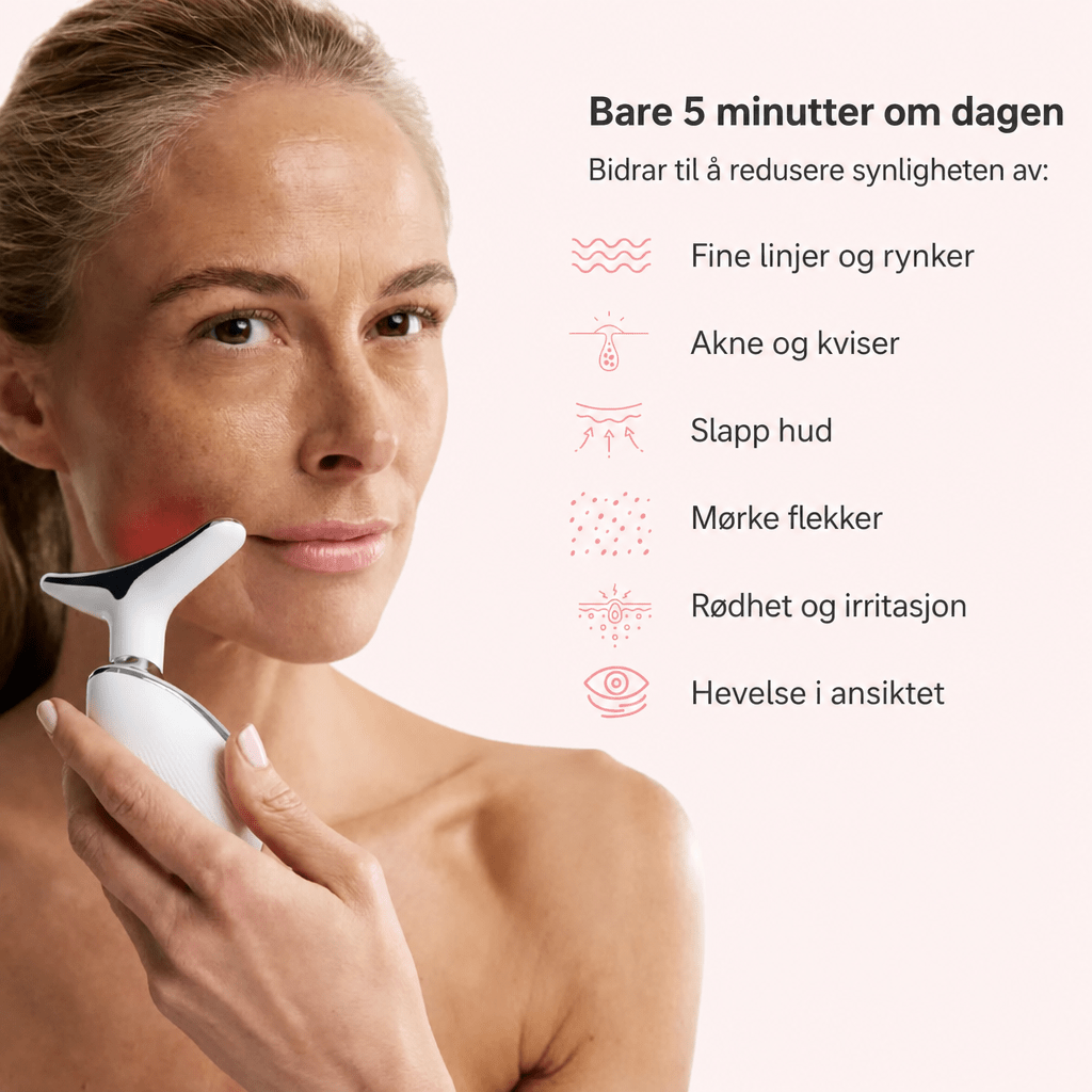 Iselle 7 - i - 1 LED Facial Sculptor - Iselle - Naturlig Hudpleie