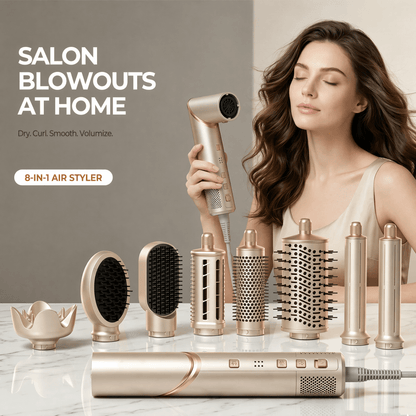 Salon Grade 8 In 1 Hair Styler - Iselle Scandinavia