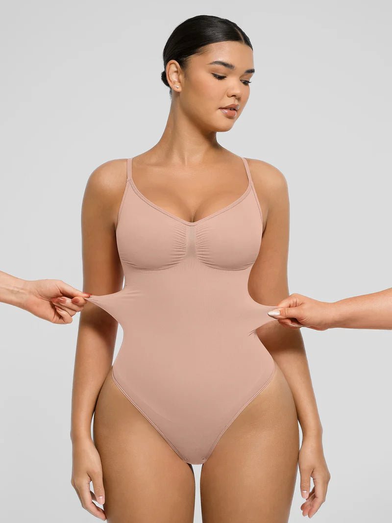 SØMLØS BODYSUIT SOM FLATER MAGEN — USYNLIG UNDER ALLE KLÆR - Iselle - Naturlig Hudpleie