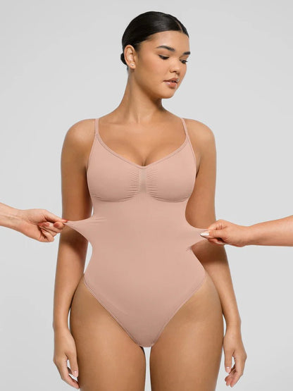 SØMLØS BODYSUIT SOM FLATER MAGEN — USYNLIG UNDER ALLE KLÆR - Iselle - Naturlig Hudpleie