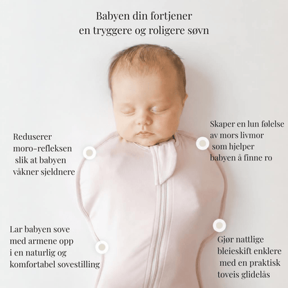Svøpepose - Gi babyen full natte søvn - Iselle Scandinavia
